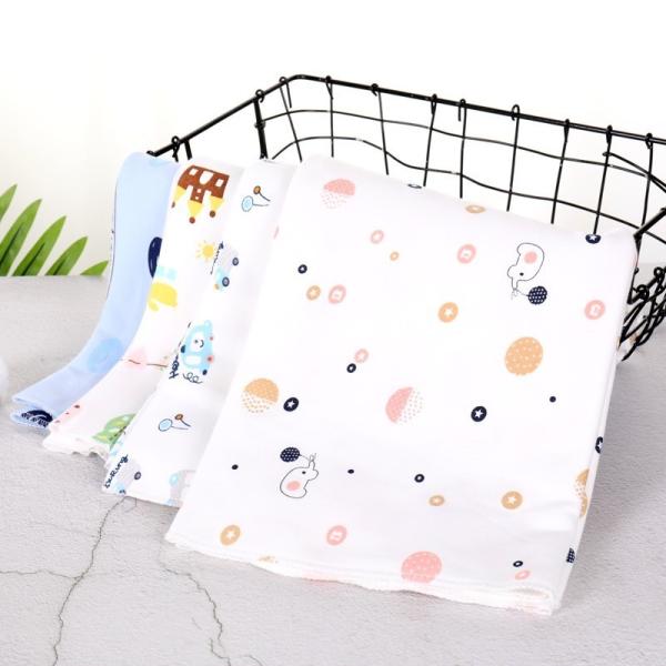Soft Good Air Permeability 53'' Printed Gauze Fabric Non Irritating For Garment
