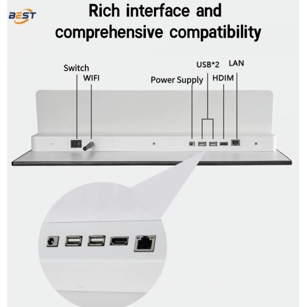 Digital Menu Board Display for Restaurant , USB Ultra Thin High Brightness Indoor LCD Screen