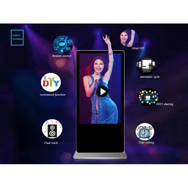 Large Big Indoor Advertising LCD Display TV Kiosk 55 Inch Full HD 1080P