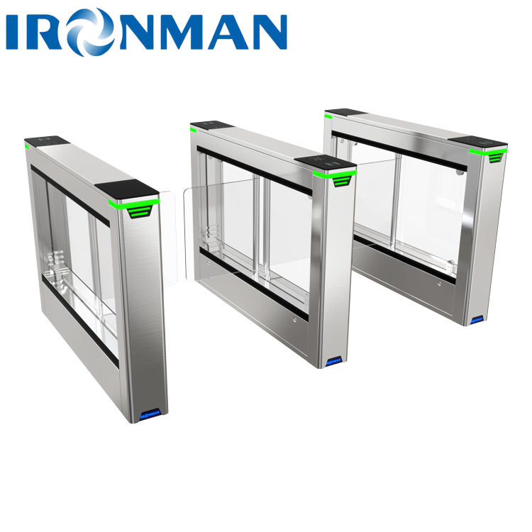 Automatic Swing Turnstile Barrier for Commercial Buildings Fast, Quiet, Brushless Motor Pedestrian Gate with Smart Access Control