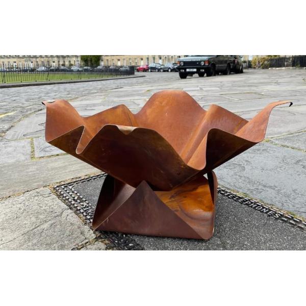 Подогреватель ямы огня Corten швырка уникального украшения сада грея стальной на открытом воздухе