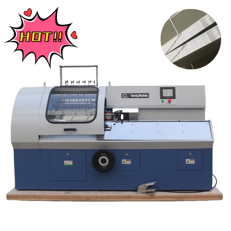 Automatic SX 460E Industrial Hard Cover Textbooks Notebook Thread Sewing Binding Machine Prices Paper Book Sewing Machine