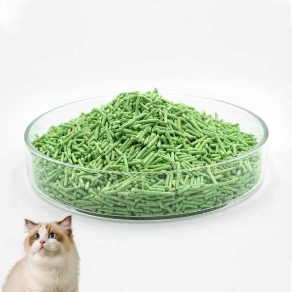 Sustainable Fast Clumping Green Tea Cat Litter Dust Free Superior Absorbency