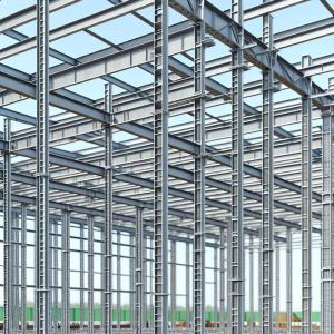 OEM Edifícios industriais pré-fabricados de aço Anti-corrosião Alta resistência