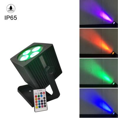 Wireless Battery Powered LED Uplights Waterproof Led Par 4*18W RGBWAUV For Event Wedding