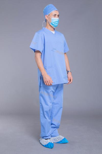 Reusable Anti Fray 65% Poly 35% Cotton Scrub Suits