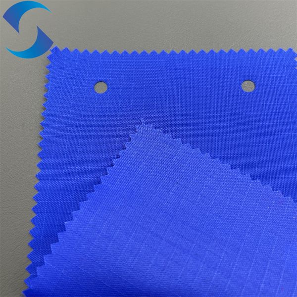 0.4cm Square Grid 210D Oxford Ripstop Water Resistant Fabric For Outdoor Gear
