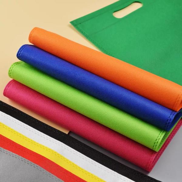 Eco-friendly Non-woven D Cut Bag for  Accessories and  Sealing Handle