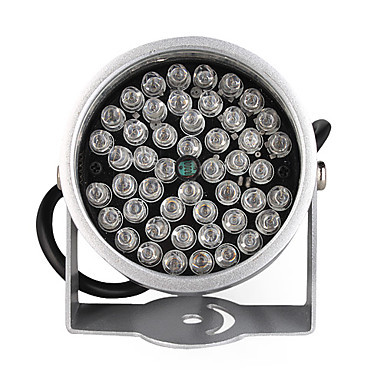 Infrared Illumination Light with 48 IR LEDs for Night Vision CCTV Camera (DC 12V, 500mA)
