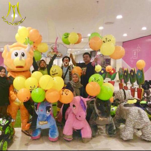 Hansel amusement park Fashion ride on car mall rides for business