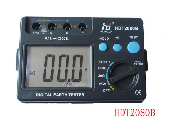 Digital Ground Resistance Tester , Earth Ground Testers Protable