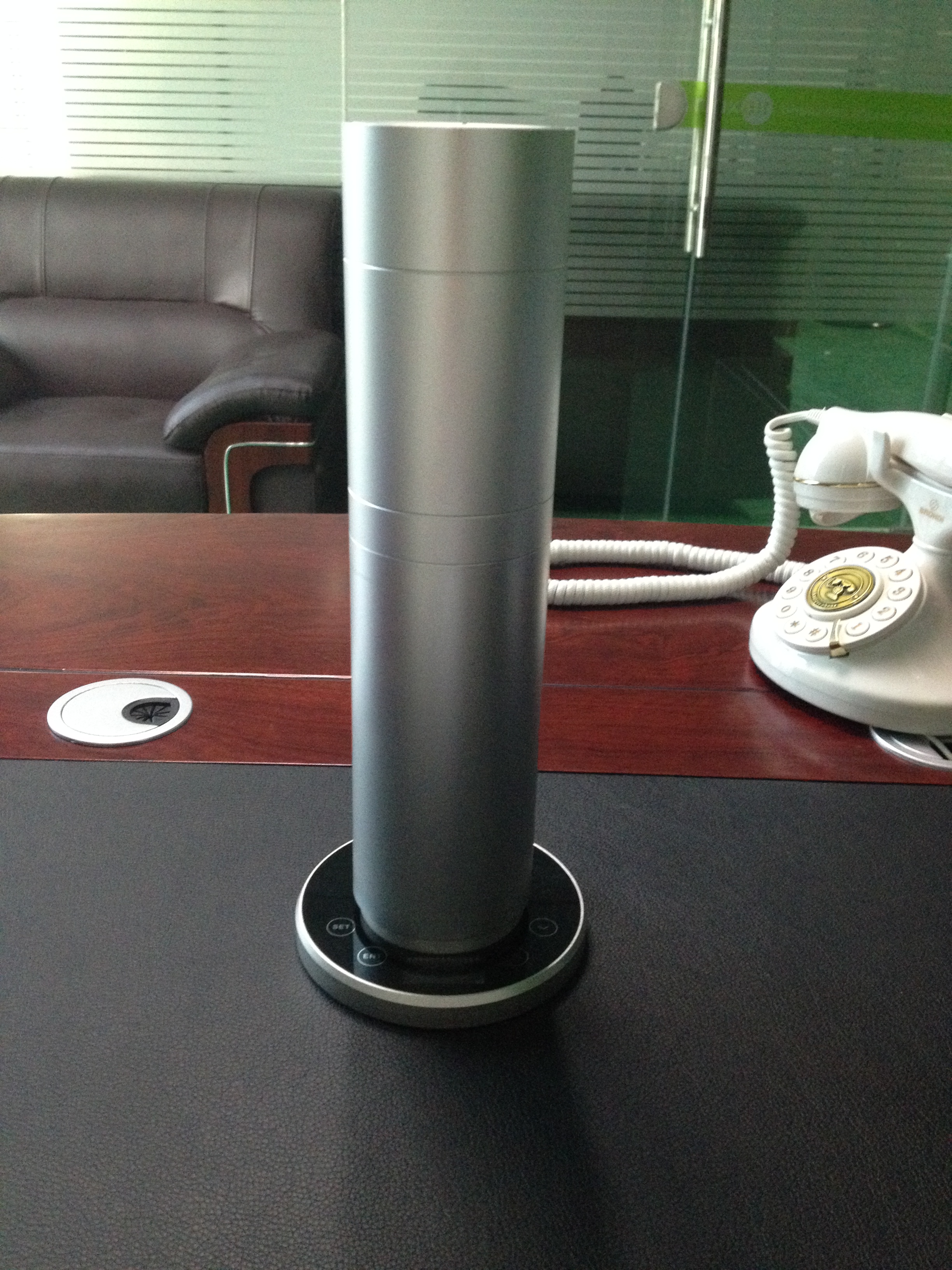 Портативный алюминиевый HVAC дисплея LCD душит отражетель с дистанционным управлением для офиса 100m2
