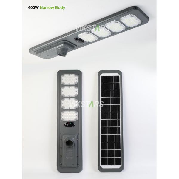 Nuevo 100W 200W 300W 400W 500W All In One Aluminio Luz solar de calle para mayoristas