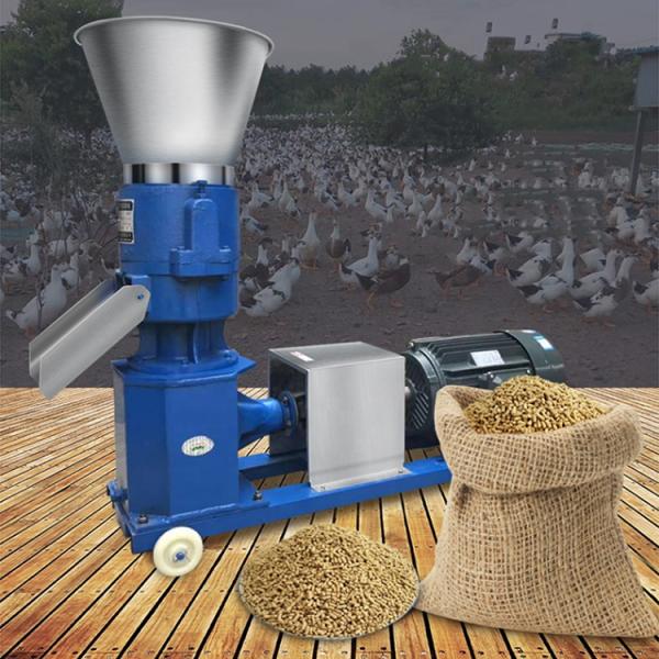 3.5mm Mini Poultry Feed Pellet Machine 100 à eficiência elevada de 150kg/H