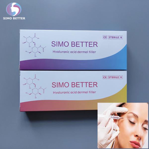 Cross Linked Face Beauty Filler Hyaluronic Acid Dermal Filler 2.0ml , CE Approved