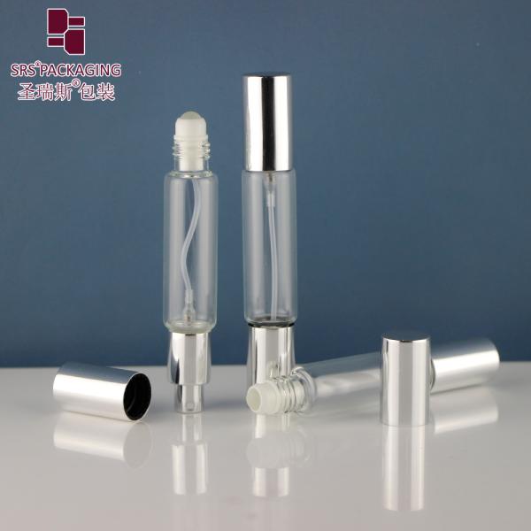 BLPD-10ml Gold Lid Empty Double Head Design Roller And Spray Bottle For Perfume