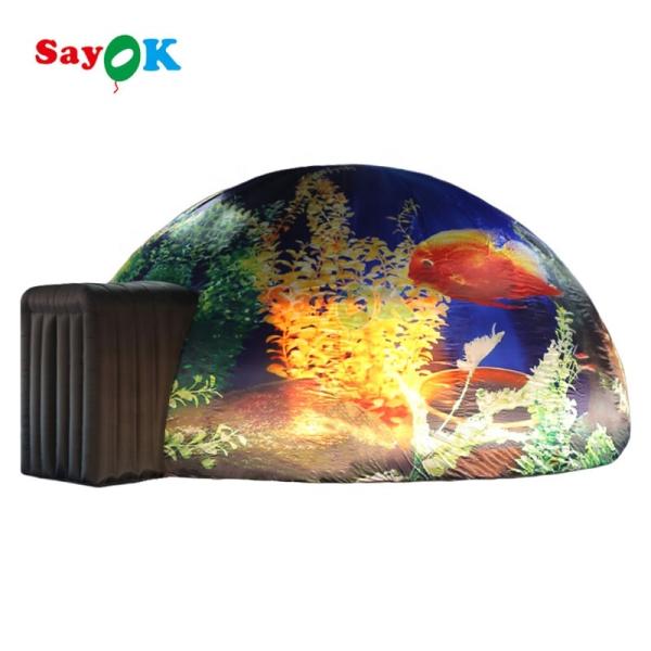 Customizable Size Inflatable Planetarium with Emergency Escape and Free 3D Design for Schools and Outdoor Events