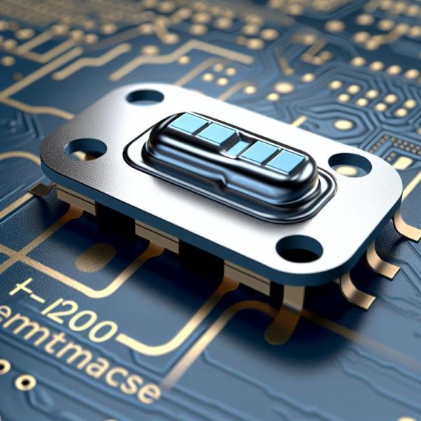 ≤100Ωの接触抵抗と上部凸字のPCB膜スイッチ