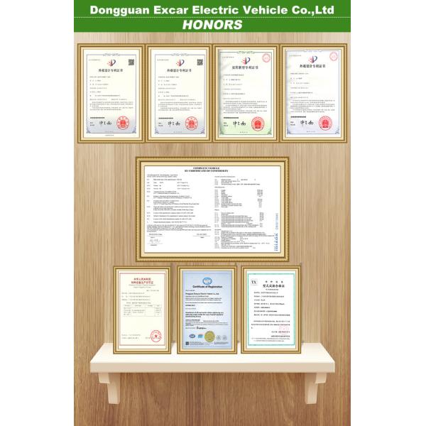 Al por mayor carro de golf eléctrico de patrulla 6 plazas con batería de litio