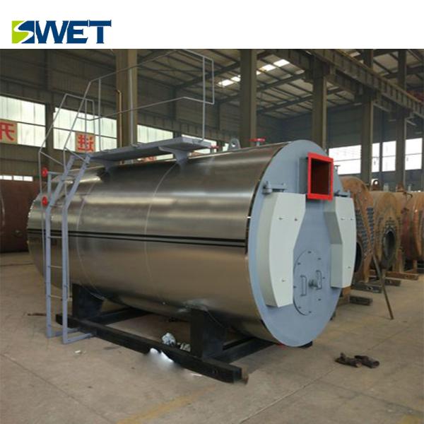 Heating 15T/H Industrial Gas Fired Steam Boilers Good Thermal Insulation Material