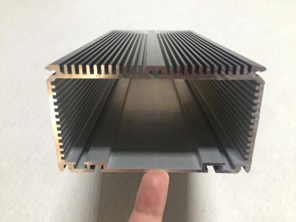 Large Diameter Aluminium Heat Sink Profiles Industrial Aluminium Heatsink Enclosure