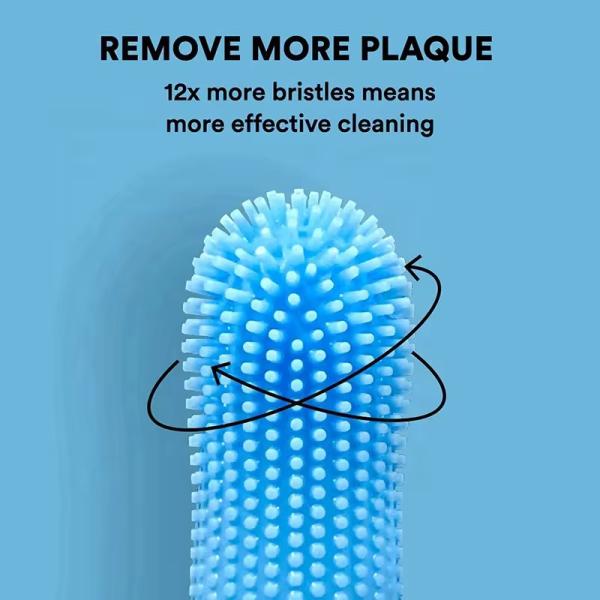Soft Silicone Pet Toothbrush Easy Cleaning Dog Finger Toothbrush
