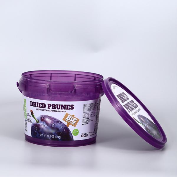 Products Round IML Color Customized PP Plastic Ice Cream Bucket 1Liter Yogurt Containers