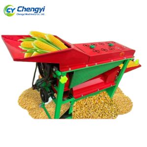 3 In 1 Power Corn Peeling Threshing Machine 220V / 380V Diesel Electric Maize Huller