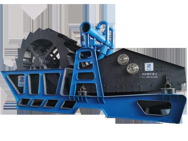 Single wheel sand washing machine with high washing degree of 30-50 tons per hour