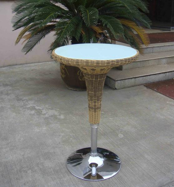 Pool Resin Wicker Bar Set