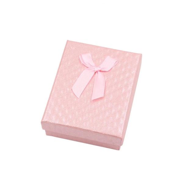 Pink Custom Logo Cute Jewelry Packaging Paper With PU Cover