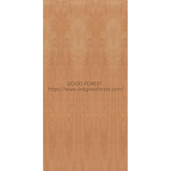 Faced Natural Okoume Wood Veneer Crown Grain Fancy Panel E1/E0 Grade Plywood 25mm Thickness For Door China Makes