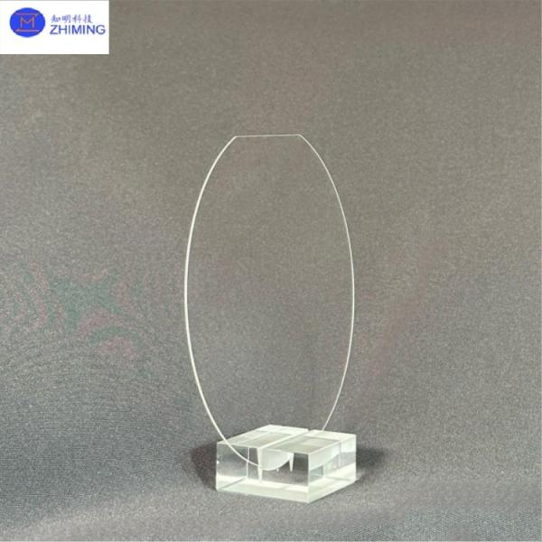 4インチクォーツ・ウェーファー直径 100mm 半導体製造用の溶融シリカ・ウェーファー