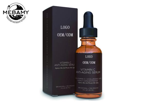 15ml soro da vitamina C com os ingredientes orgânicos e naturais hialurónicos do ácido