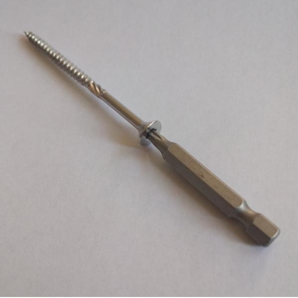 SUS304HC Torx Drive Countersunk Head Screw For Wood , 60mm Length