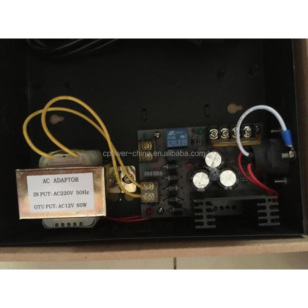 Access Control 12V 5A 60W Portable 220V Battery Power Supply for Easy Installation
