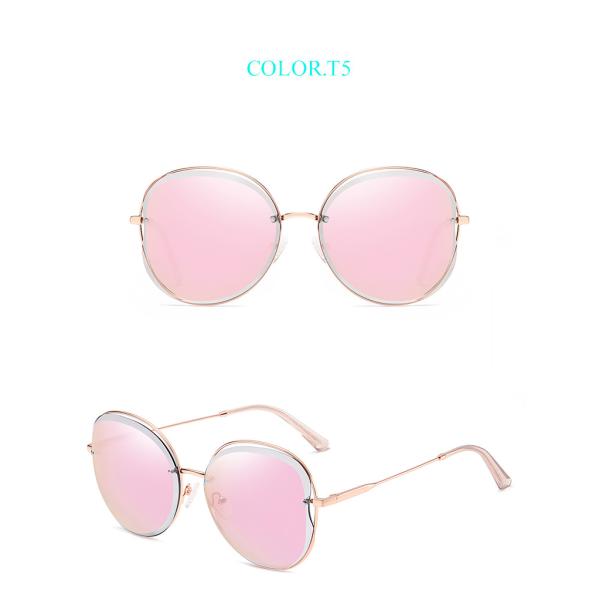 Luxury 146MM Cat Eye Square Sunglasses Authentic Italy BSCI Ladies Designer Sunglasses