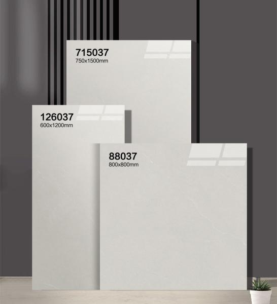 Beige Polished Porcelain Tiles 750x1500mm AAA Grade for Bathroom