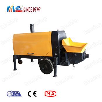 bomba concreta portátil pequena concreta diesel da bomba 45kw do misturador do funil 0.8m3