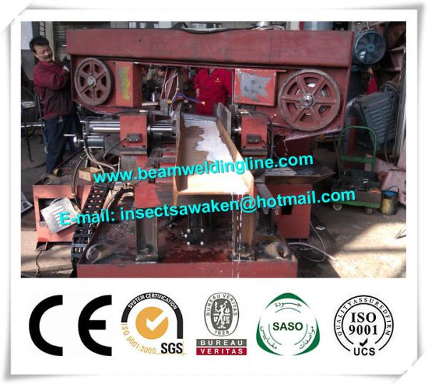 Automatic Box Beam Production Line , H Beam Angle Metal Band Saw Machine