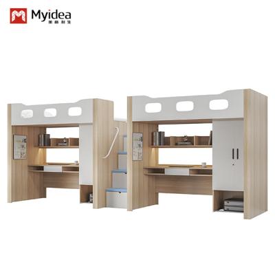 Mobiliário de quarto Cama de cama de metal com escritório