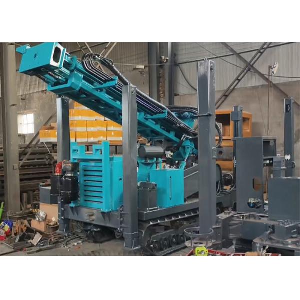 Africa ST260 Tire Type Drill Rig With Mud Pump / Air Compressor