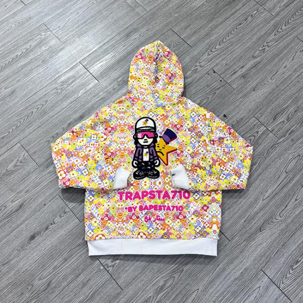 OEM Hoodie Custom Contract Stitch All Over Dtg Ptrint Hoodie Chenille Embroidery Patch Oversized Full Face Zip Up Hoodie Men