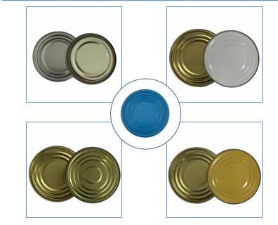 Customized Tinplate Easy Open End With Any Smooth Colorful Logo Printing