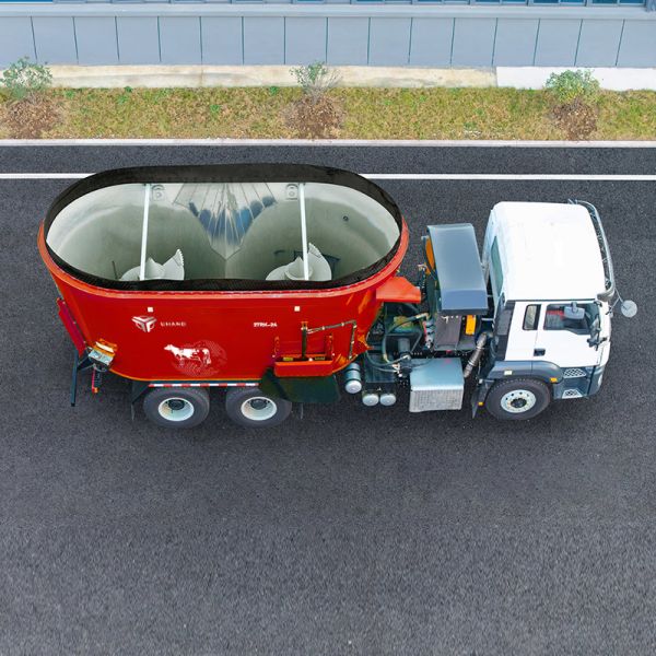 24m³ High Volume Truck Mounted Feed Mixer For Large Scale Farm