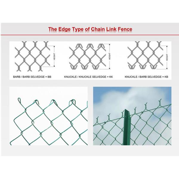 Twist Edge 2.5mm Steel Chain Link Fencing With Hot Dipped Galvanized