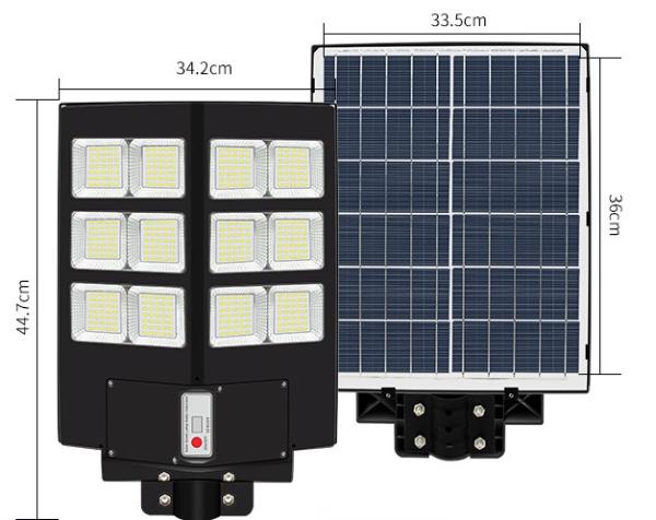 garder use wall mount ABS housing high brightness all in one integrated led solar street light 300w outdoor waterproof