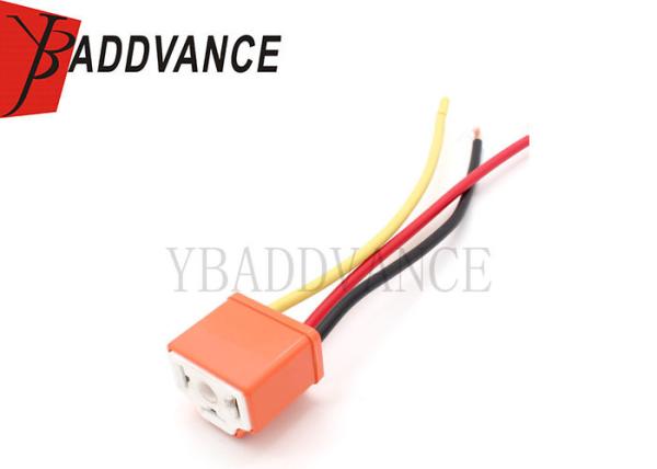 3 conector cerâmico fêmea do farol da trança H4/9003/HB2 das cablagens do Pin