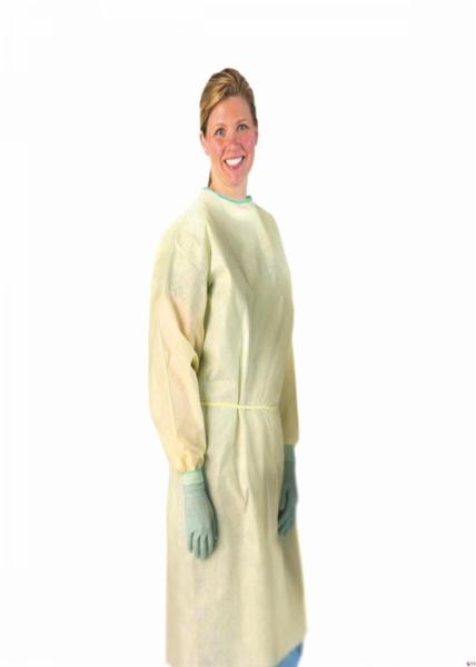 Waterproof Comfortable Medical Isolation Gowns Disposable For Doctor