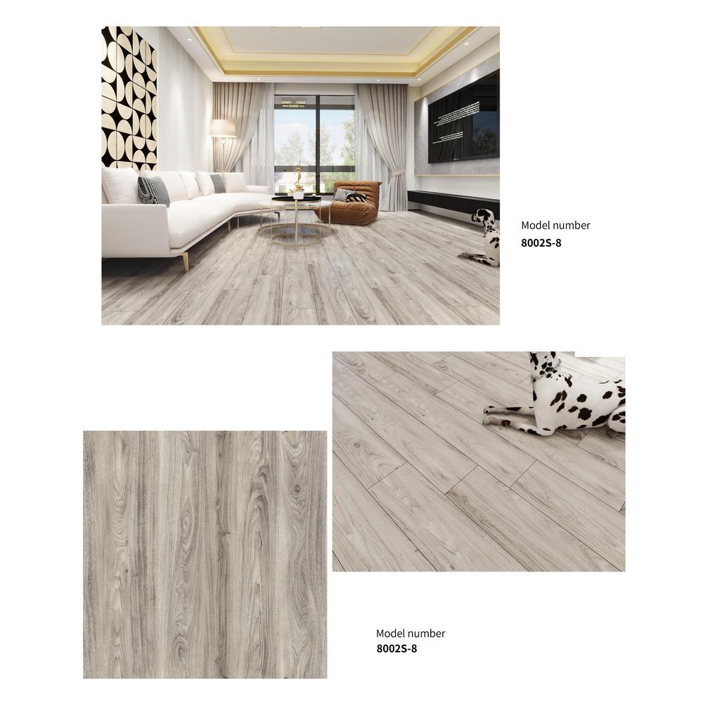 Waterproof SPC Flooring Wood Pattern SPC Rigid Core Flooring Composite Material